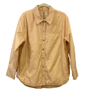 ILSE JACOBSEN: Light Tan Shirt Jacket NWT
